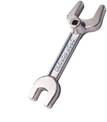 Lisamed Medical Oxygen Cylinder Double Side Spanner, 3-in-1 Wrench Key Oxygen Cylinder Key Drop Forged Stainless Steel Double Sided Speciality(Pack of 1)