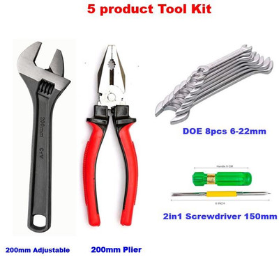 parth PRT20254ST PRT20254 Double Sided Open End Wrench(Pack of 4)