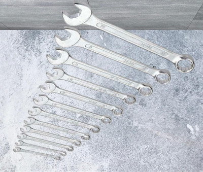 YZOT High Quality WR_042 12pc set Double Sided Combination Wrench(Pack of 12)