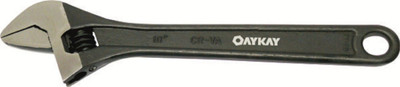 Oaykay OK-1856.10 Special Forged Steel Adjustable Wrench 10 inch Single Sided Open End Wrench(Pack of 1)