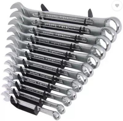 Open End Combination Spanner Set -12 Piece Double Sided Combination Wrench Combination Wrench(Pack of 12)