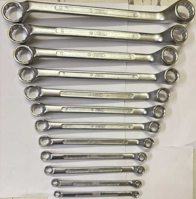 REALstf RING12 RING12 Double Sided Open End Wrench(Pack of 12)