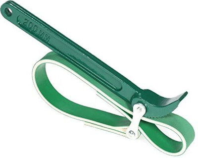 Reema Enterprises Belt Oil Filter Wrench Adjustable 225 mm Spanner Tool for Auto Oil Engine Single Sided Rachet Wrench(Pack of 1)