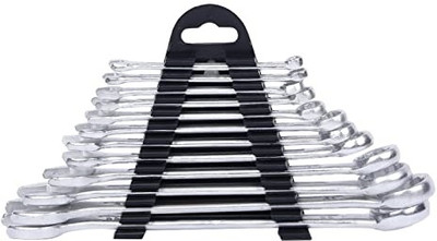 KanSA COMBINATION SPANNER SET (SET OF 12 PC) Double Sided Combination Wrench Double Sided Combination Wrench(Pack of 12)