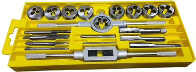 PKT 20 Pcs Steel Metric Tap and Die , Screw Thread Taper Drill Thread Drill Disassemble Tool for Car/Electronics Maintenance Single Sided Single Sided Speciality(Pack of 20)