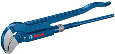 BOSCH 1600A02W3T Professional Sanitary Corner pipe wrench 45° 420mm Single Sided Pipe Wrench(Pack of 1)