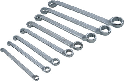 ALYRATOOLS Offset Ring Spanner Set 8-Piece Double Sided Box End Wrench(Pack of 8)