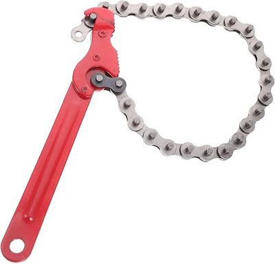 Royal Way 9 Inch Car Engine Oil Filter Wrench Chain Royal Way 9 Inch Car Engine Oil Filter Wrench Chain. Pipe Tool Single Sided Speciality(Pack of 1)