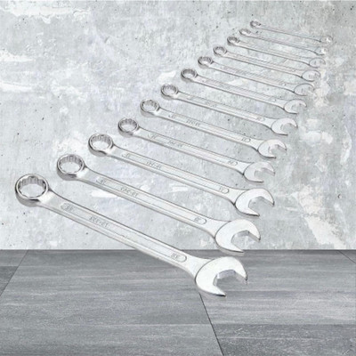 YZOT High Quality WR_071 12pc set Double Sided Combination Wrench(Pack of 12)
