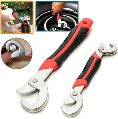 Empreus Snap 'n Grip Universal Wrench Set Multipurpose Tools 9mm to 32mm Speed Wrench-11 Multi Function Wrench Set Works Stainless Steel Socket Double Sided Speed Wrench(Pack of 1)