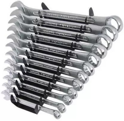 Open End Combination Spanner Set -12 Piece 12 PCS Spanner Set Double Sided Combination Wrench Double Sided Combination Wrench(Pack of 12)