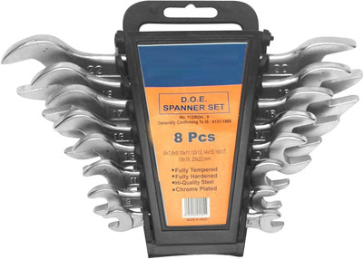 BALRAMA 8 pc Combo Double Side VISKO S031 Recessed Panel Double Sided Combination Wrench Double Sided Combination Wrench(Pack of 1)