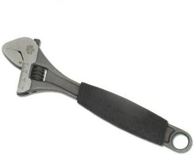 TAPARIA 1170-6 6 INCHES Adjustable Spanner (Phosphate Finish) Single Sided Open End Wrench(Pack of 1)