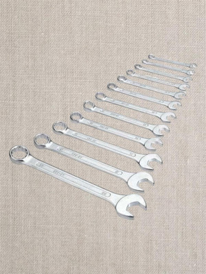 YZOT High Quality WR_087 12pc set Double Sided Combination Wrench(Pack of 12)