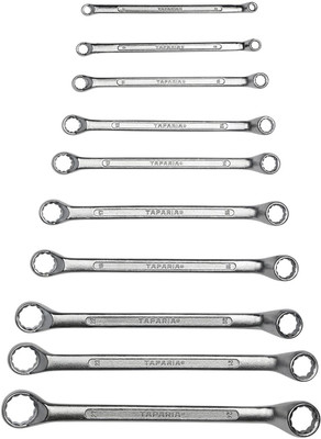 ATC 1810 10-Piecess Ring Spanner Set Double Sided Star Box Wrench(Pack of 1)