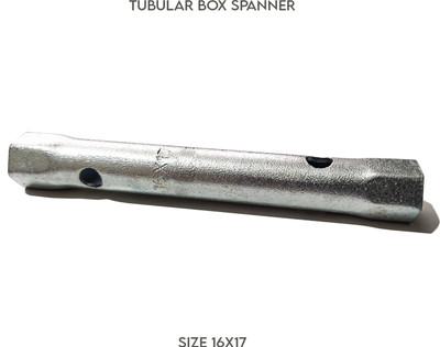 LXMI 16X17 Steel Tubular Box Spanner Double Sided Box End Wrench(Pack of 1)