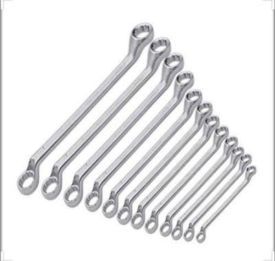ATC Ring Spanner Set 6-32mm Ring Spanners 6-32mm Double Sided Box End Wrench(Pack of 12)