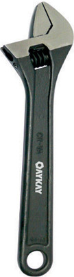 Oaykay OK-1856 Special Forged Steel Adjustable Wrench 8 inch Single Sided Open End Wrench(Pack of 1)