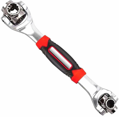 vulternic Tiger wrench Multi Function Universal tools Wrench spanner set adjustable set Double Sided Socket Wrench (Pack of 1) Single Sided Socket Wrench(Pack of 1)