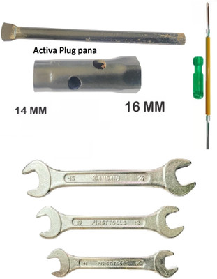 A-1E Activa Plug Spanner 14X16, 2in1 Screwdriver, 10X11 12X13 14X15 Spanner Multi-purose Double Sided Socket Wrench