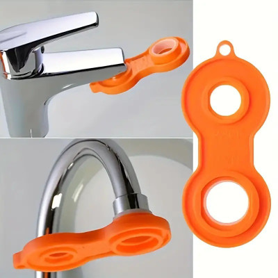 TOZKYN Faucet Aerator Removal wrench, Faucet Bubbler Wrench, Faucet Aerator Tool Wrench Faucet Installing Tool Foamer Wrench Wrench Loosener for Bathroom Double Sided Socket Wrench(Pack of 1) TOZKYN Faucet Aerator Removal wrench, Faucet Bubbler Wrench, Faucet Aerator Tool Wrench Faucet Installing Tool Foamer Wrench Wrench Loosener for Bathroom Double Sided Socket Wrench(Pack of 1)