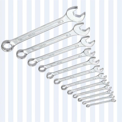 YZOT High Quality WR_030 12pc set Double Sided Combination Wrench(Pack of 12)