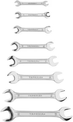 TAPARIA DEP 08 DOUBLE ENDED Open Wrench Pack of 8 DEP 08 DOUBLE ENDED SPANNER SET Double Sided Open End Wrench (Pack of 8) Double Sided Box End Wrench(Pack of 8)