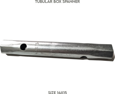 14X15 Steel Tubular Box Spanner Double Sided Box End Wrench(Pack of 1)