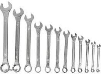 SERCUI TOOLS 12 Piece Combination Spanner Set || Double Sided Open End Wrench Set 12 PCS Spanner Set Double Sided Combination Wrench Double Sided Combination Wrench(Pack of 12)
