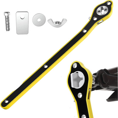 BRIZINGER Wrench Universal Car Jack Ratchet Wrench 36 forward and Reverse Labour Saving Design Single Sided Rachet Wrench(Pack of 1)
