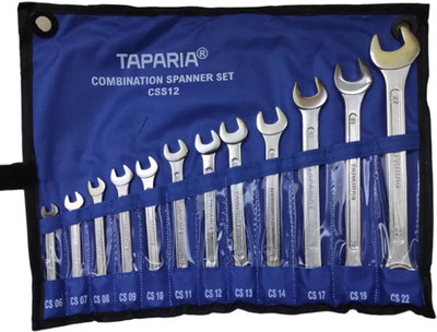 KSStore CSS12 CSS12 TAPARIA CSS12 Spanner Set Double Sided Combination Wrench (Pack of 12) Double Sided Combination Wrench(Pack of 12)