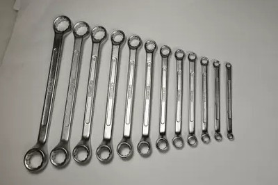 De Neers Ring Spanner 6Pcs Set De Neers Ring Spanner 6Pcs Set (6x7-16x17mm) Double Sided Combination Wrench Double Sided Box End Wrench(Pack of 1)