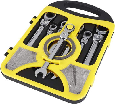 PYU ENJOY SHOPPING Ratchet Wrench Automatic Quick Labor Saving Dual Purpose Open Solid End | flexible design Box Wrench Double Sided Rachet Wrench(Pack of 1)