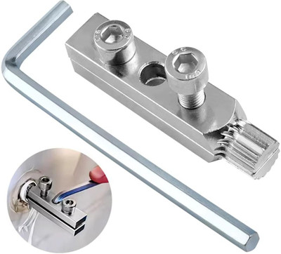 Y MOX FAUCET ANGLE VALVE EXTRACTOR Faucet Angle Valve Broken Bolt Remover Adjustable Universal Screw Extractor Tool Single Sided Pipe Wrench(Pack of 1)