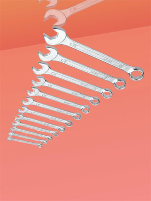 YZOT High Quality WR_043 12pc set Double Sided Combination Wrench(Pack of 12)
