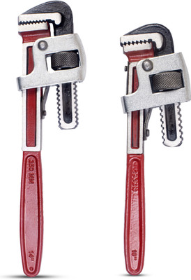 Toolsbae PIPE WRENCH COMBO 2 PIPE WRENCH COMBO 2 Single Sided Speciality(Pack of 2)