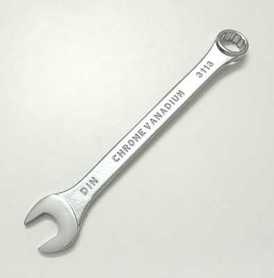 TOM 18 mm CRV Hardened and Tempered Double Sided Combination Wrench(Pack of 1)
