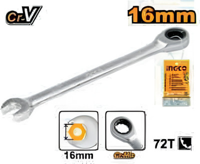 INGCO HCSPAR161 Ratchet spanner Single Sided Rachet Wrench(Pack of 1)
