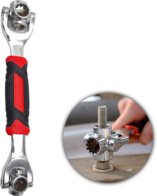 MOODY Multifunctional Universal Adjustable Socket Wrench Spanner Tool Double Sided Multi-Function Wrench Tool for Home Double Sided Speciality(Pack of 1)