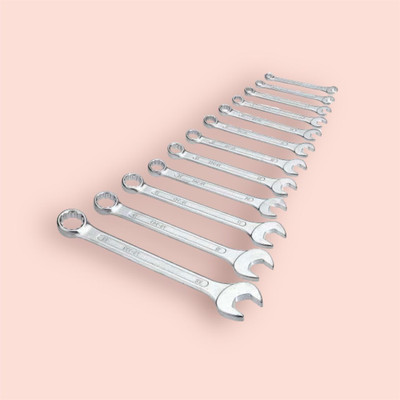 YZOT High Quality WR_085 12pc set Double Sided Combination Wrench(Pack of 12)