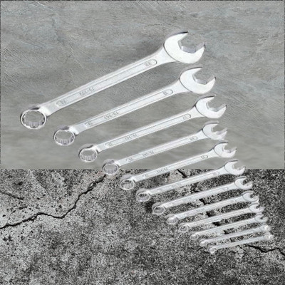 High Quality WR_006 12pc set Double Sided Combination Wrench(Pack of 12)