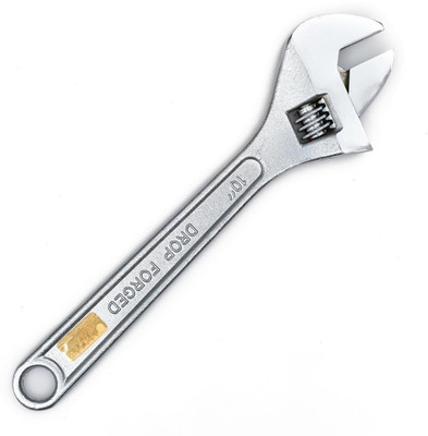 Globus AWC-10-CHROME ADJUSTABLE ( 250 MM ) Single Sided Open End Wrench(Pack of 1)