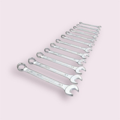 YZOT High Quality WR_086 12pc set Double Sided Combination Wrench(Pack of 12)