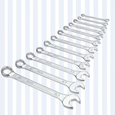 YZOT High Quality WR_091 12pc set Double Sided Combination Wrench(Pack of 12)
