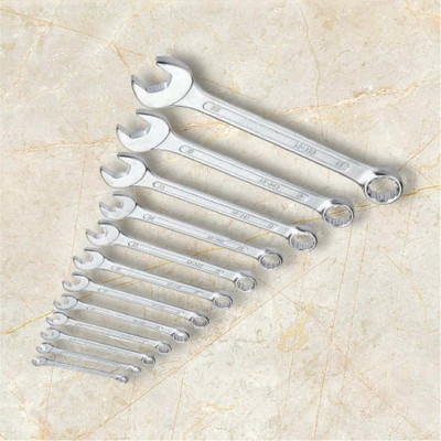 YZOT High Quality WR_039 12pc set Double Sided Combination Wrench(Pack of 12)