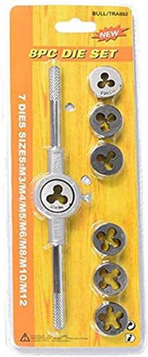 AS TOOL CENTER 8 Pc/Set Screw Tap Tap Twist Hand Tool for cleaning mild steel or aluminium. Double Sided Combination Wrench(Pack of 8)