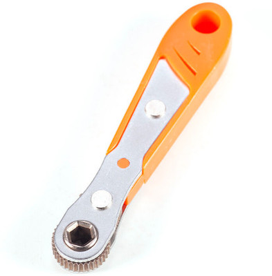 AASONS Hex Ratchet Spanner 1/4inch Mini Quick Release Socket Tools AASONS Ratchet Spanner quick release 1/4 inch Hex 36 Teeth Heavy duty for bits Single Sided Rachet Wrench(Pack of 1)