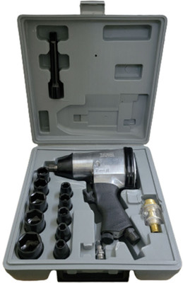 Mass Pro Techno AIR Impact Wrench Kit 17-PC 1/2Inch Single Sided Socket Wrench(Pack of 1)