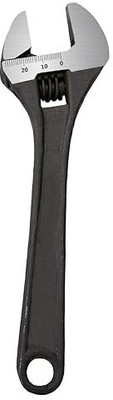Aldeco Pro-Grade 8-Inch Adjustable Wrench – Forged Steel Construction Single Sided Open End Wrench(Pack of 1)