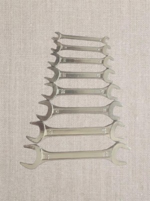 KESHAV Set Of 8 -Doe Spanner_131 8 Set Of Doe Spanner Double Sided Open End Wrench(Pack of 8)